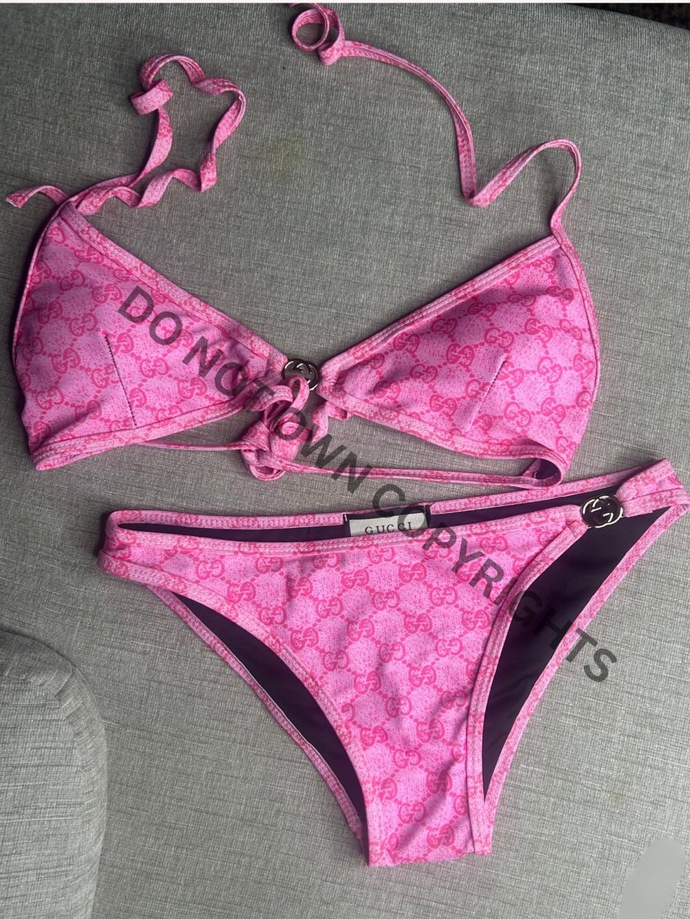 Pink GG BIKINI SET